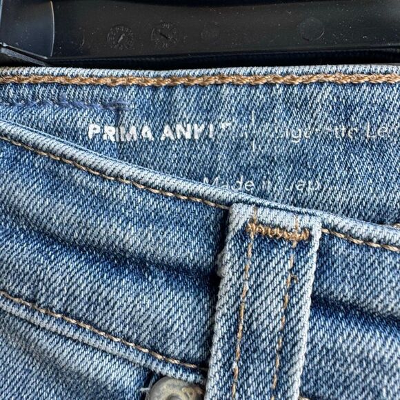 $5/$25 AG Adriano Goldschmied Light Wash Raw Hem Cropped Ankle Size 29 - Picture 6 of 9